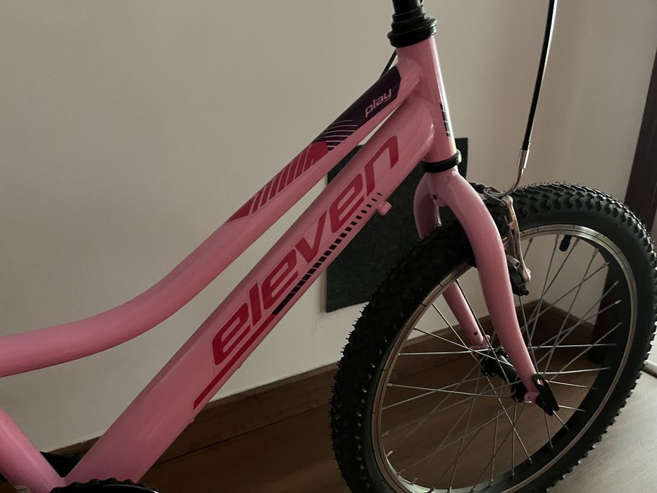 Bicicleta Criança Eleven Play 20” Rosa – Como Nova