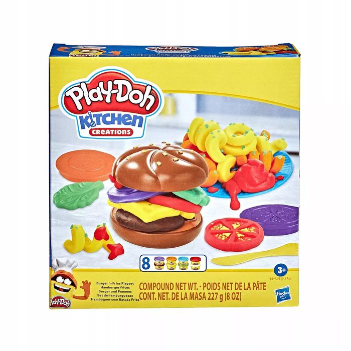 PLAY-DOH Ciastolina BURGER Z FRYTKAMI E5472 HASBRO