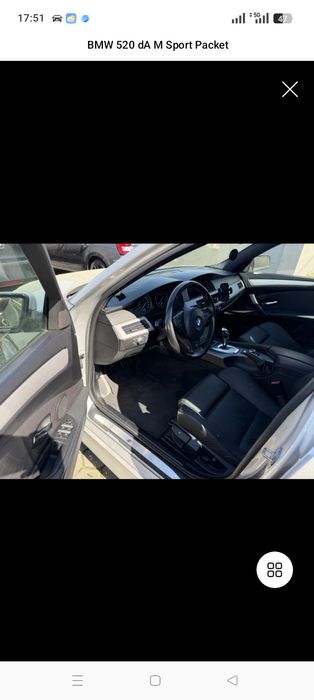 BMW 520 LCI full pack M ano 2009