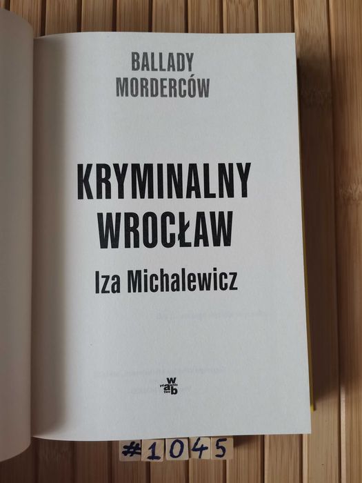 Michalewicz Kryminalny Wrocław NOWA Real foty