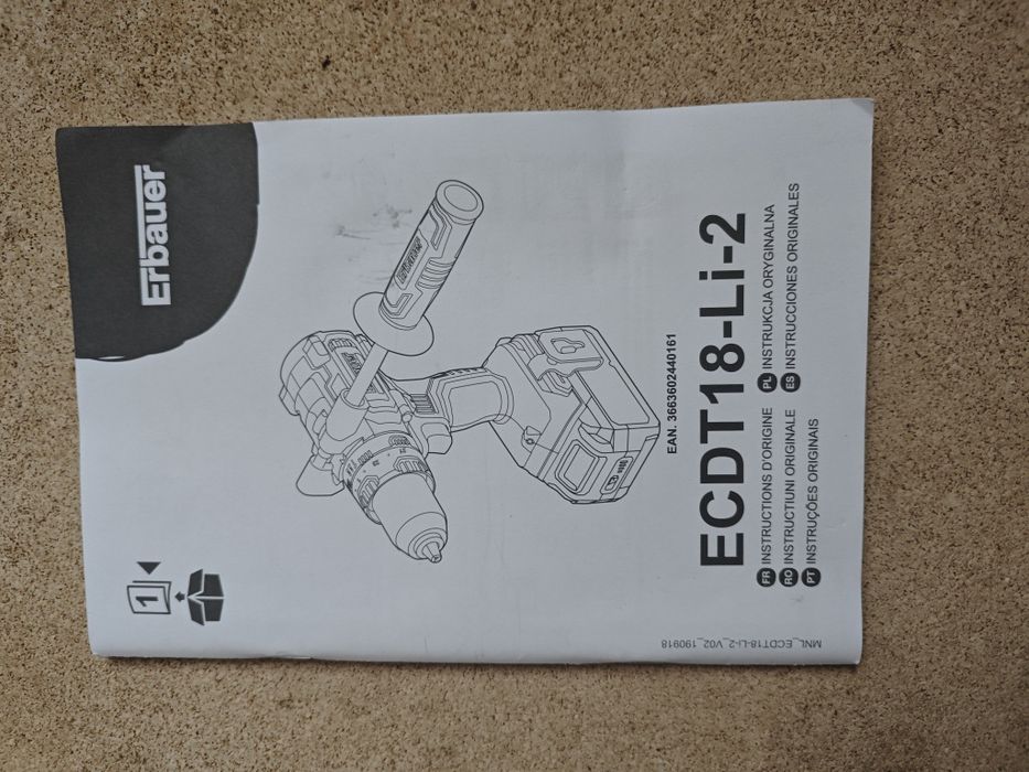 Erbauer wkrętarka 120 nm nowa