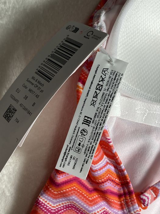 Triumph Mix&Match Summer OP01PT-nowy z metką-38B-kolorowy wzór