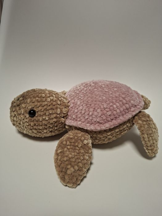 Szydełkowana ręcznie maskotka Żółw