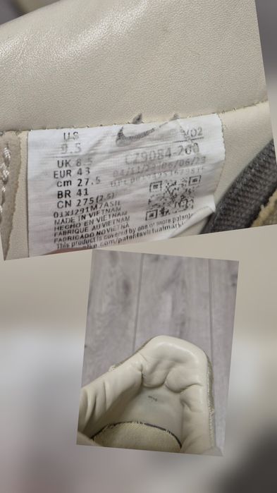 Кросівки Nike×Stussy Air Force 1 Low Fossil,43 розмір