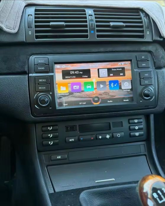 Rádio Android 14 com GPS BMW E46 (Artigo Novo)