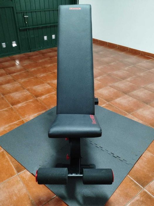 Banco de Musculação, Inclinável Decathlon + 4 Base chao