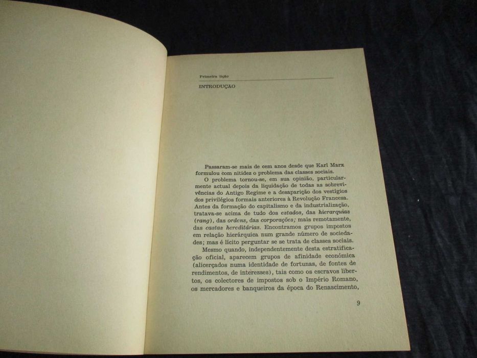 Livro As Classes Sociais Georges Gurvitch XX-XXI