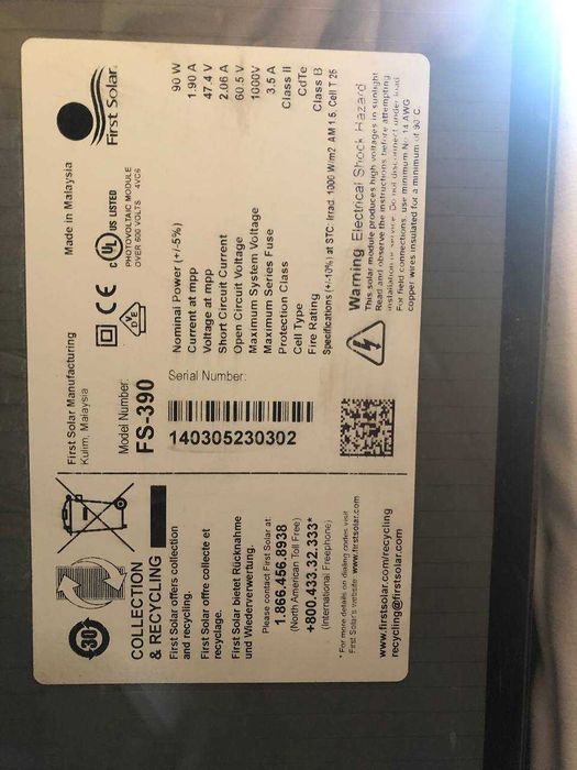 Сонячні панелі FS 390