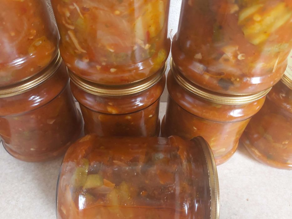 Лечо из сладкого перца в томате из помидор красных 2025г, иное