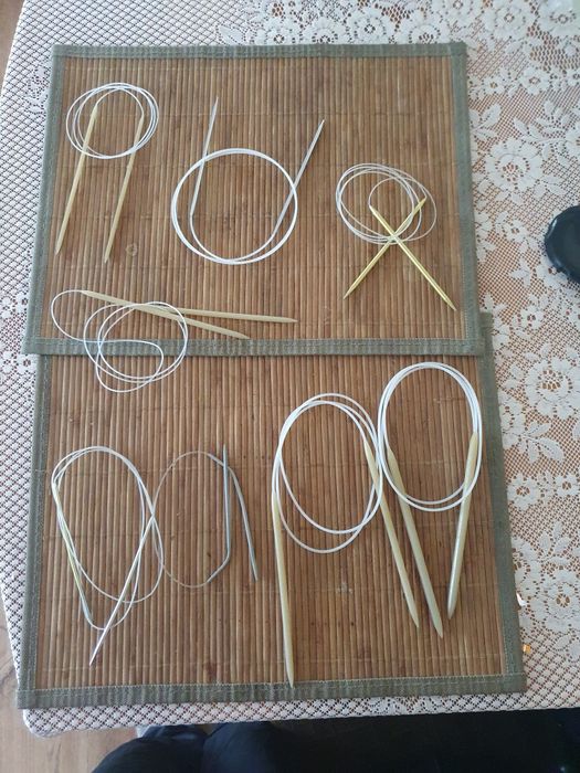 Druty dziewiarskie   na żyłce  różne rozmiary