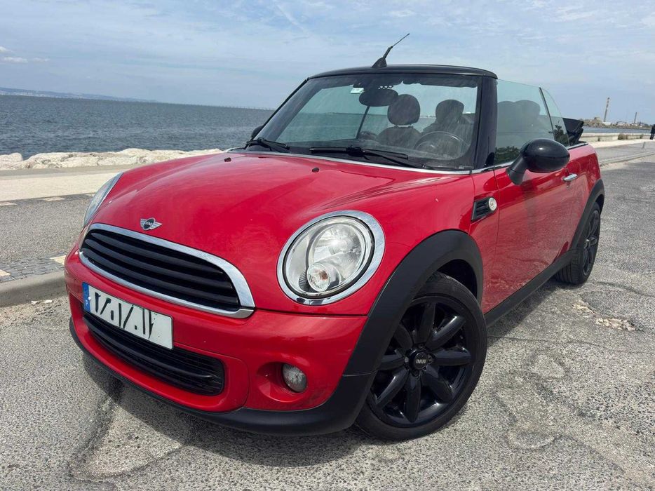 Mini Cabrio Vermelho — Capota NOVA (Santogal)  Excelente oportunidade