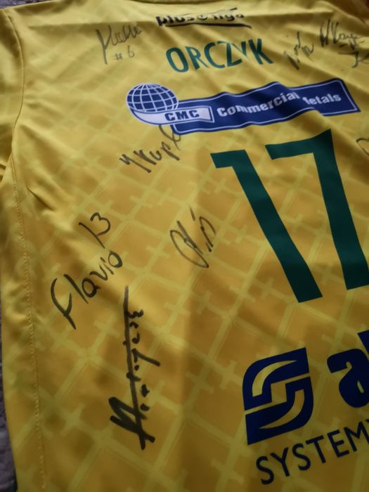 Koszulka z autografami Warta Zawiercie - Orczyk