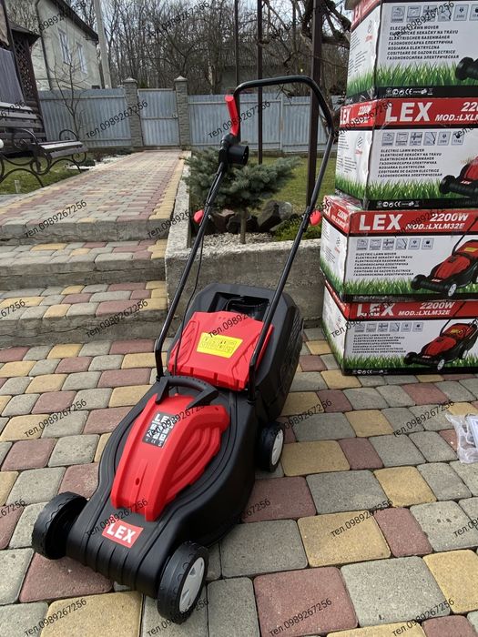 Газонокосарка, газонокосилка, косарка LEX 32 см асинхронний двигун Чехія