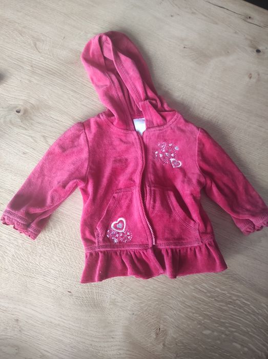 Bluza z kapturem 9-12 dziewczynka
