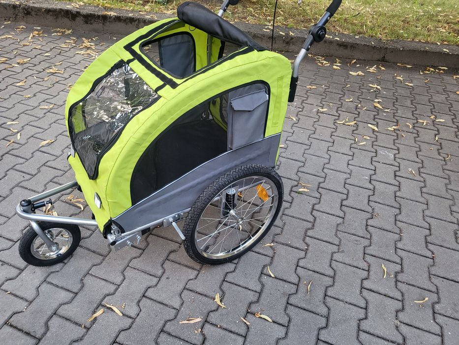 Przyczepka rowerowa dla psa