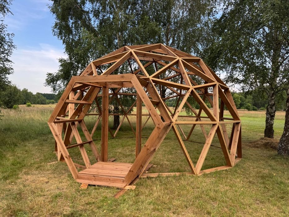 Kopuła glampingowa 35 M2. GLAMPING  | Domek  |  Kopuła geodezyjna