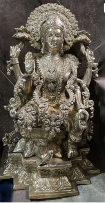 Lakshmi | Laxmi | Lakszmi statuetka | mosiądz | ręcznie robiona | 15kg
