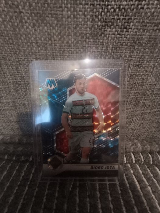 2021-22 Panini Mosaic Road to the FIFA Cup Mosaic case hit diogo jota