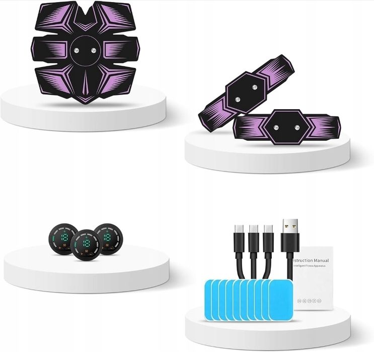 TRENAŻER brzucha ems pro elektrostymulator GROSBEAK