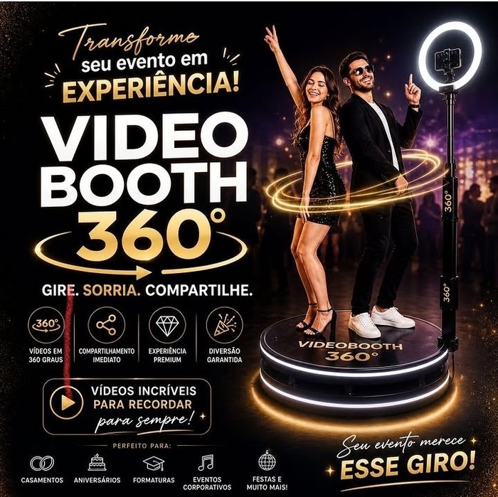 Aluguer de fotobooth e video360