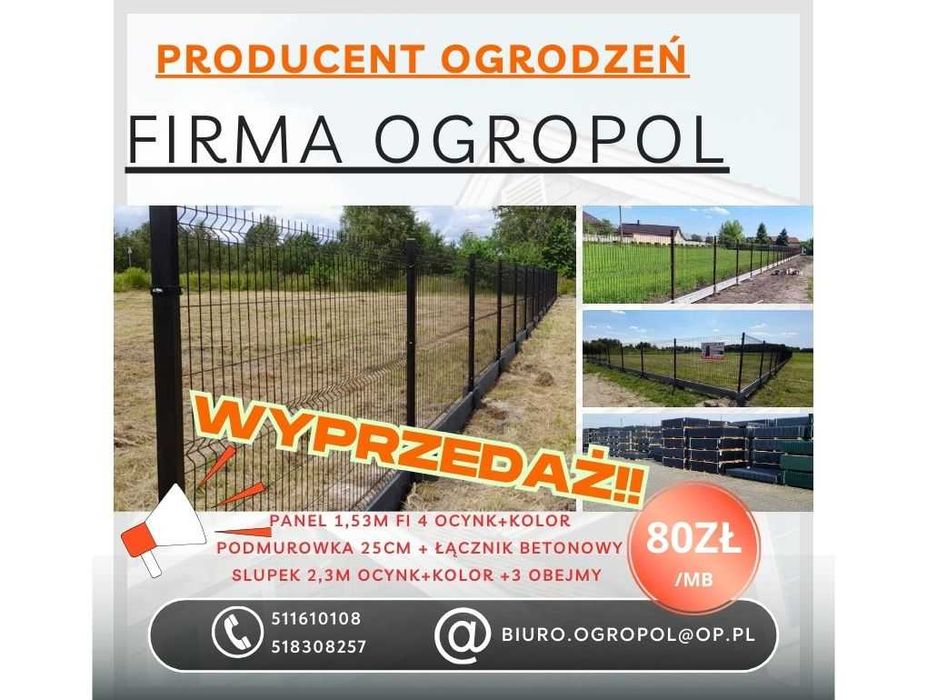 Ogrodzenia Panelowe 3D !! PROMOCJA !! Panele ogrodzeniowe !!Montaz !
