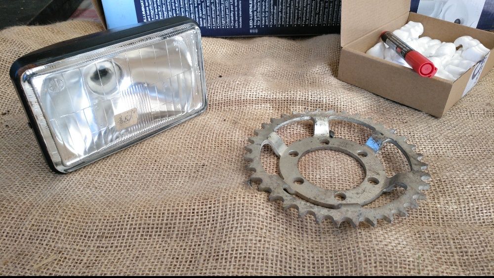 Casal 4 motor cabeça repolho farol g lamas suspensao malas parabrisas