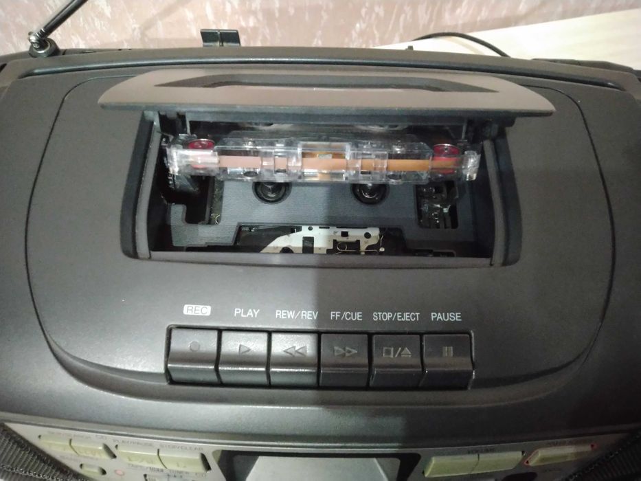 Магнітола Panasonic RX-DS27 Power Blaster Radio/Cassette/CD, Бумбокс