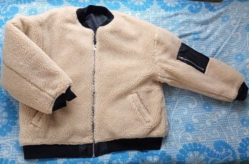 Продам Двосторонній Бомбер Шерпа MISSGUIDED XXXL