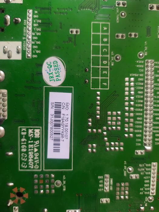 телевизор Bravis LED-LB2430BF шасси CV182L-C