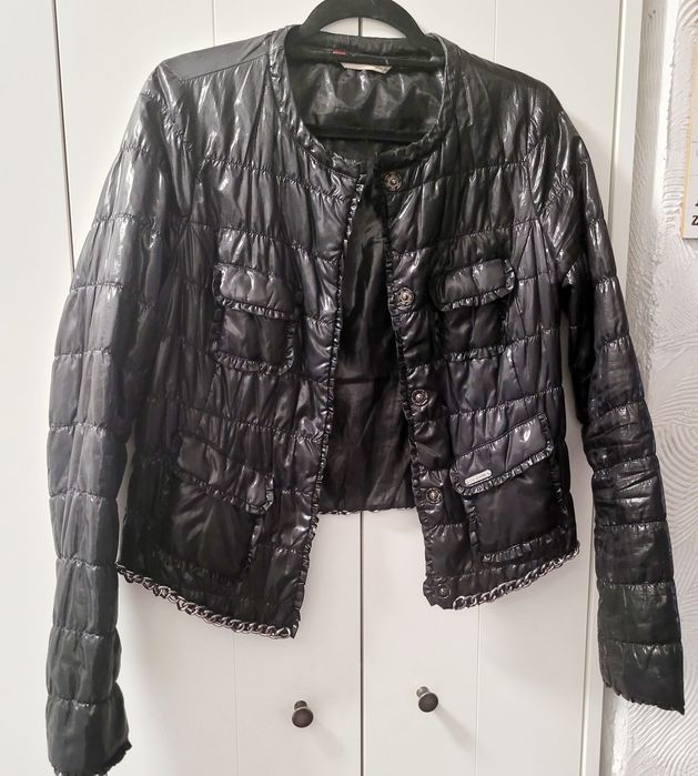 Czarna wiosenna cienka kurtka Liu Jeans M/L