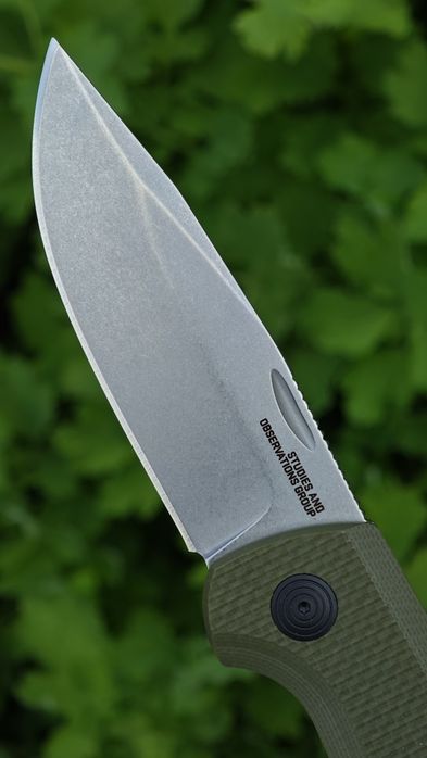 SOG Knives Terminus SJ , складний джентельменський ніж: накладки G10, клинок cryo D2 StoneWash, замок Slip Joint, кліпса. Якісна збірка та пакування