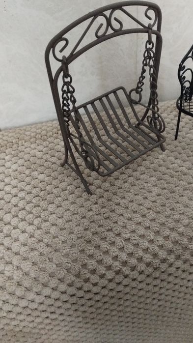 Zestaw miniatura ogrodowa mebelki dla Myszek Maileg lub innych lalek