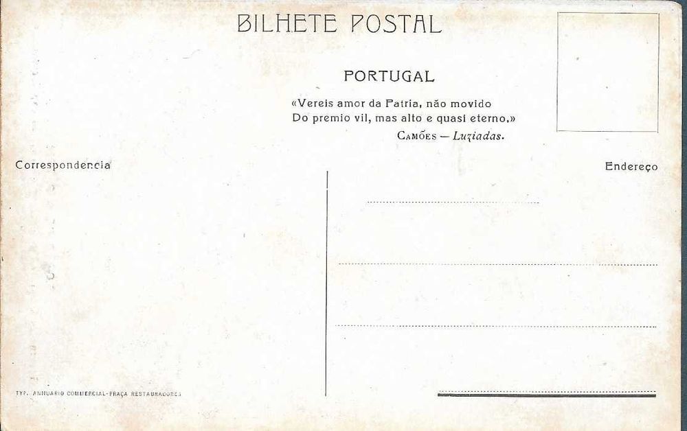 Postal ilustrado antigo -  MOÇAMBIQUE