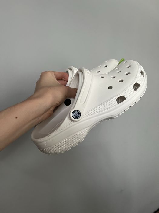 Крокси білі crocs classic 40 41 нові уцінка