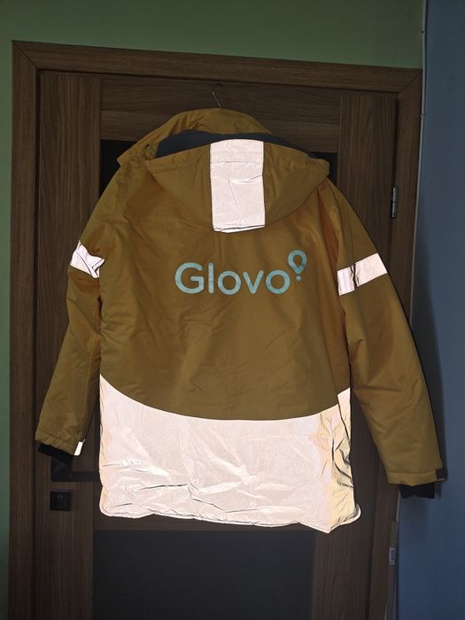 Nowa kurtka zimowa L – Wodoodporna, ciepły polar, MEGA ODBLASKI