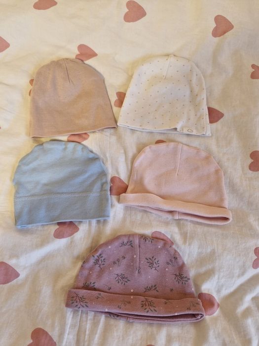 Czapeczki niemowlecw 0-3 msc
