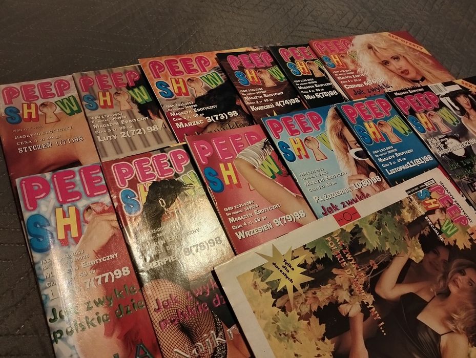 PEEP SHOW kompletny rocznik 1998+dodatkowy numer