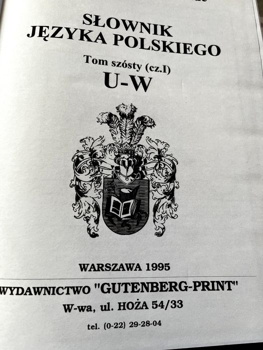 Słownik języka polskiego Tom 1 do 7 M. Samuel Bogumił Linde