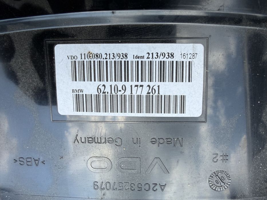 Licznik zegary bmw e60 e61 lift lci m57 czerwone wskazowki europa eu