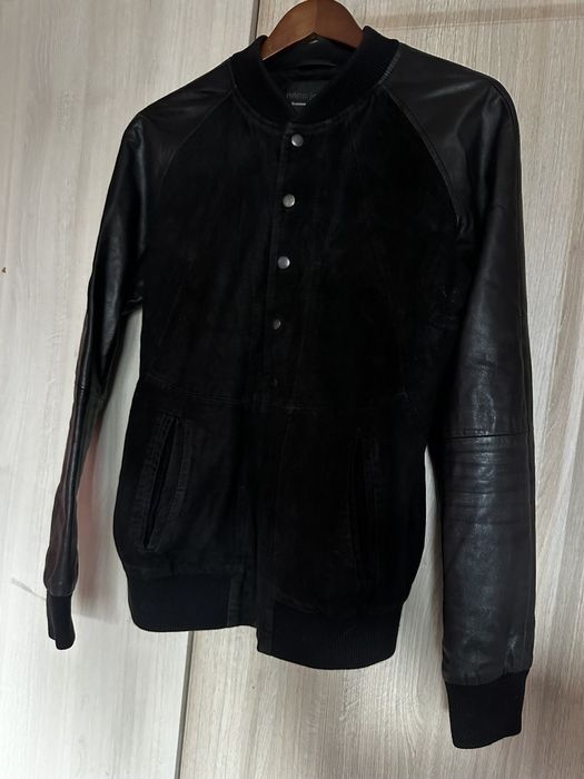 Курточка Бомбер Кожаная-Замшевая М-48;50