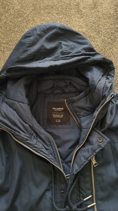 Pull&Bear rozmiar XL parka pikowana męska