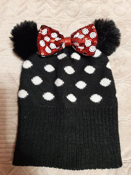 Czapka czapeczka zimowa myszka miki Primark
