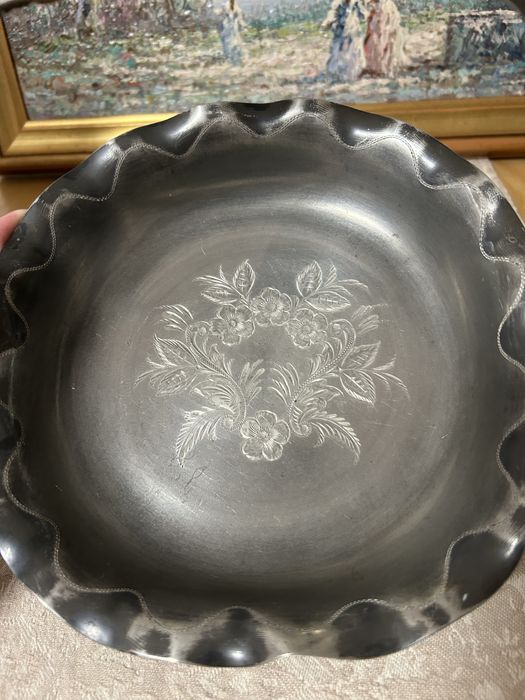 Antyczny koszyk Aurora 1896 – srebrzony, USA