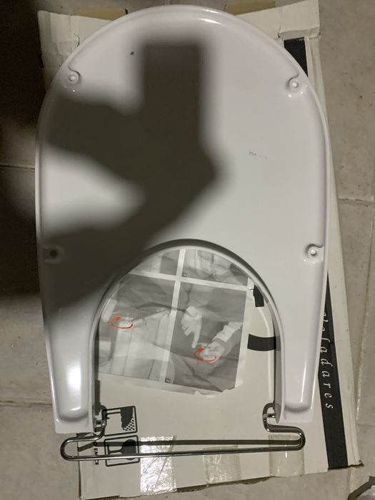 Tampa para bidé Valadares branca