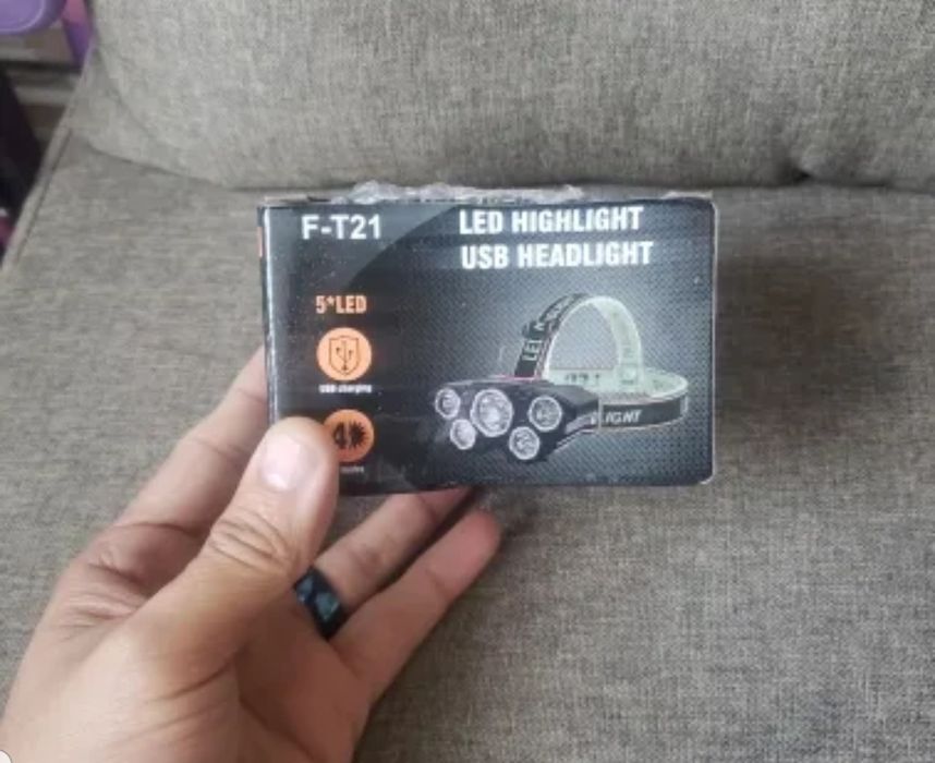 Налобний ліхтар акумуляторний