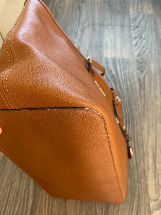Жіночий шопер michael kors зі шкіри, коричневий