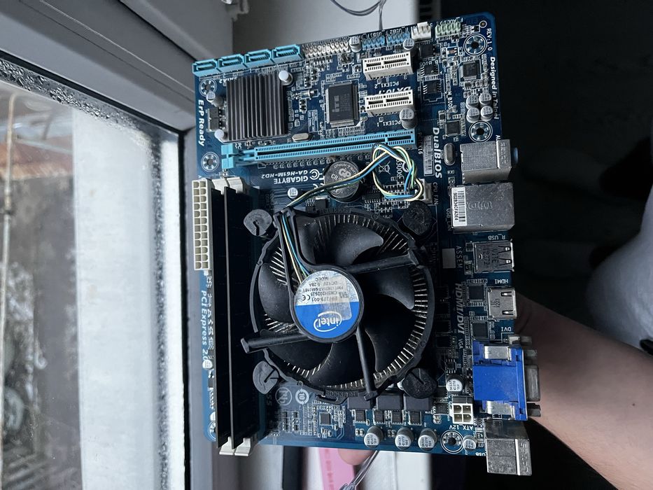 Комплект для пк мать и процессор (видеокарта в подарок)