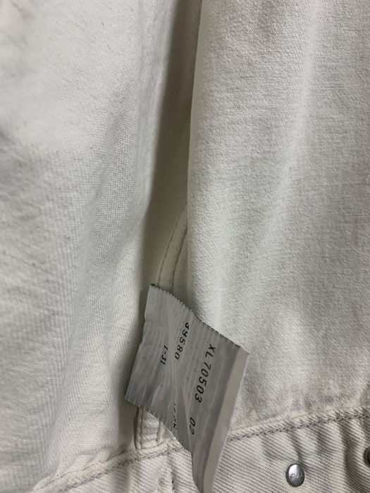 Куртка джинсовка белая LEVIS size:XL/L