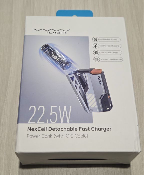 Павербанк vyvylabs 22.5W  15mAh
