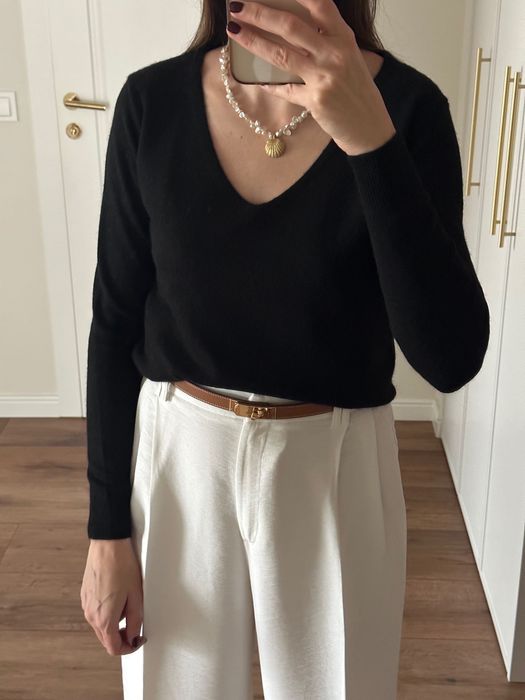 Sweter 100% kaszmir H&M Premium rozm. S